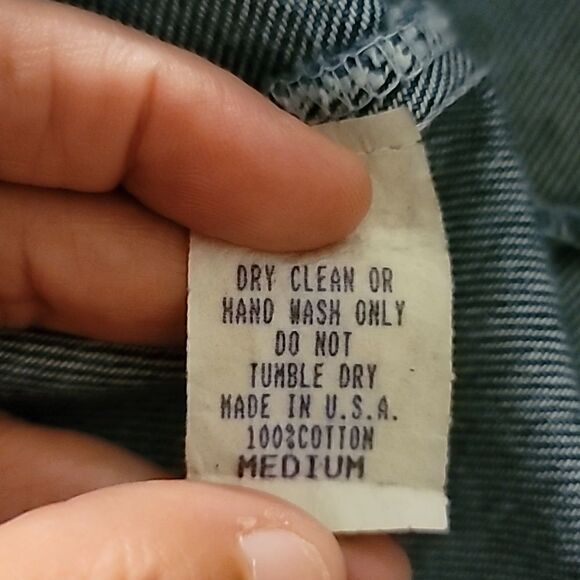 Streets Ahead Animal Print Design Denim Button Down Jacket Size M - Picture 10 of 10